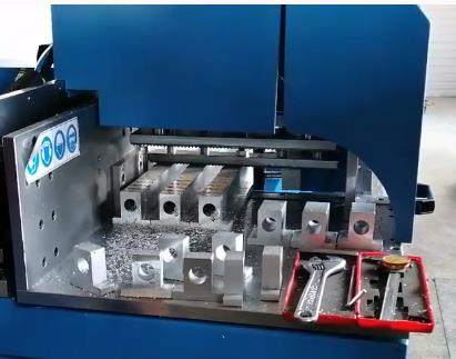 【山東】分離式鋁型材切割機用于軸承座切割，客戶對比多家選擇我司